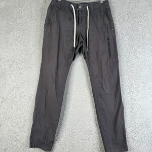 Vuori Pants Mens 32 x 30  Gray Ripstop Performance DuraTerra Outdoor Gorpcore